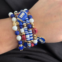 School Spirit Bracelet Stack