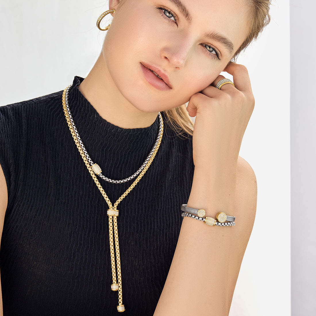 Brighton | Meridian Solis Necklace Two Tone