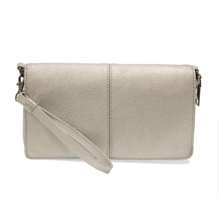 Joy Susan | Everly Crossbody-Metallic Silver