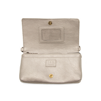 Joy Susan | Everly Crossbody-Metallic Silver