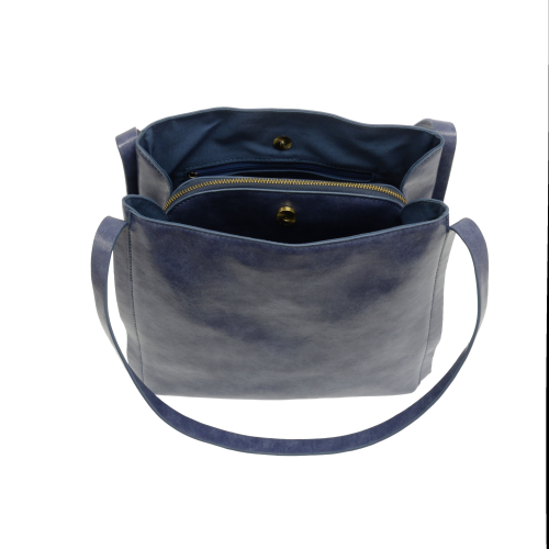 Joy Susan | Lollie Medium Tote-Dark Denim