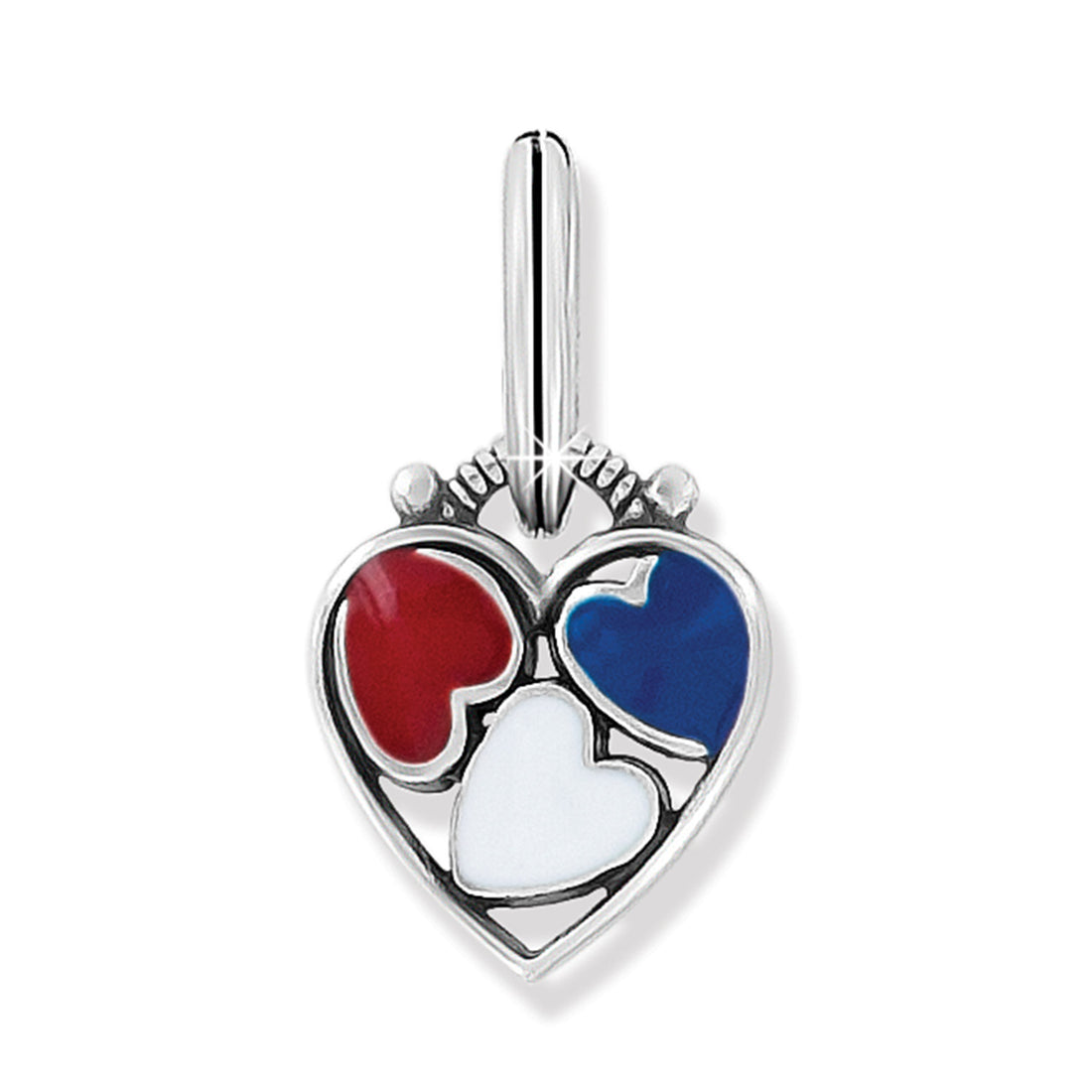 Brighton | Patriotic Heart Charm