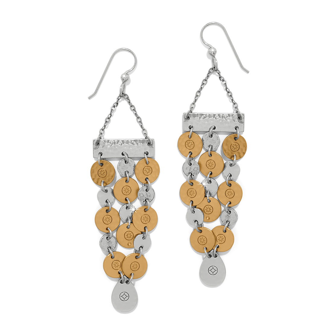 Brighton | Palm Canyon Two Tone Drop French Wire Earrings