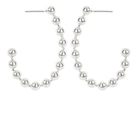 Beaded Oval Hoops-2 Colors! - The Shoppes at Coldwater