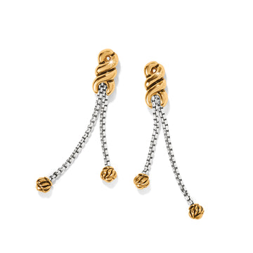 Brighton | Interlok Twist 2 Tone Earrings