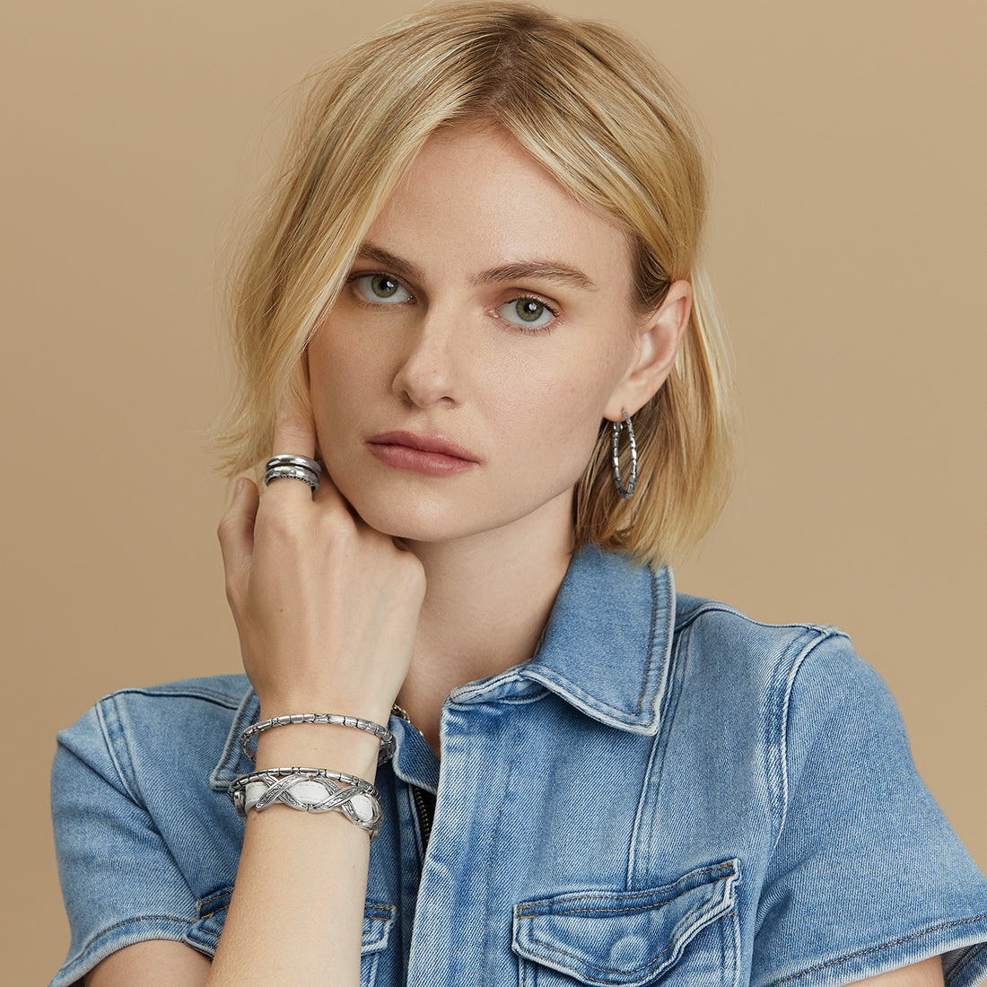 Brighton | Pebble Large Hoop Earrings