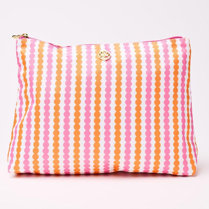 Mary Square Travel Pouch-Sunstripe