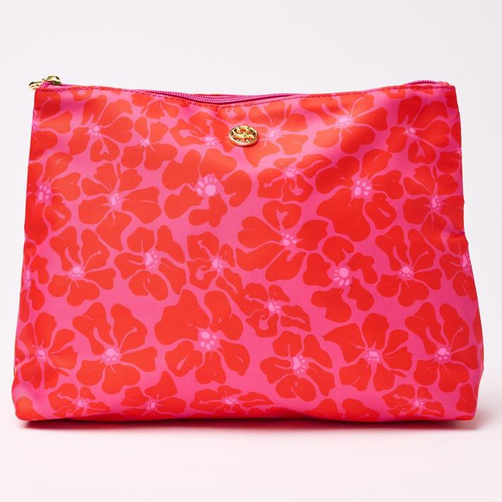 Mary Square Travel Pouch-Garden Samba