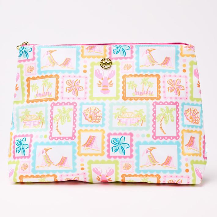 Mary Square Travel Pouch-Happy Place