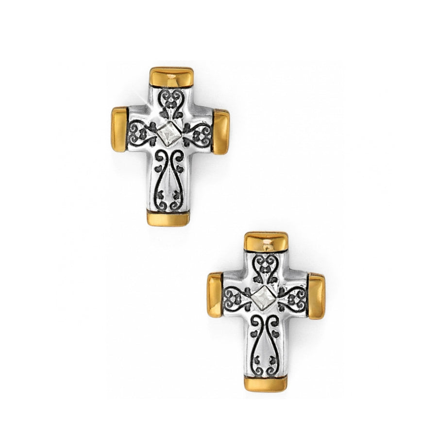 Venezia Cross Stud Earrings