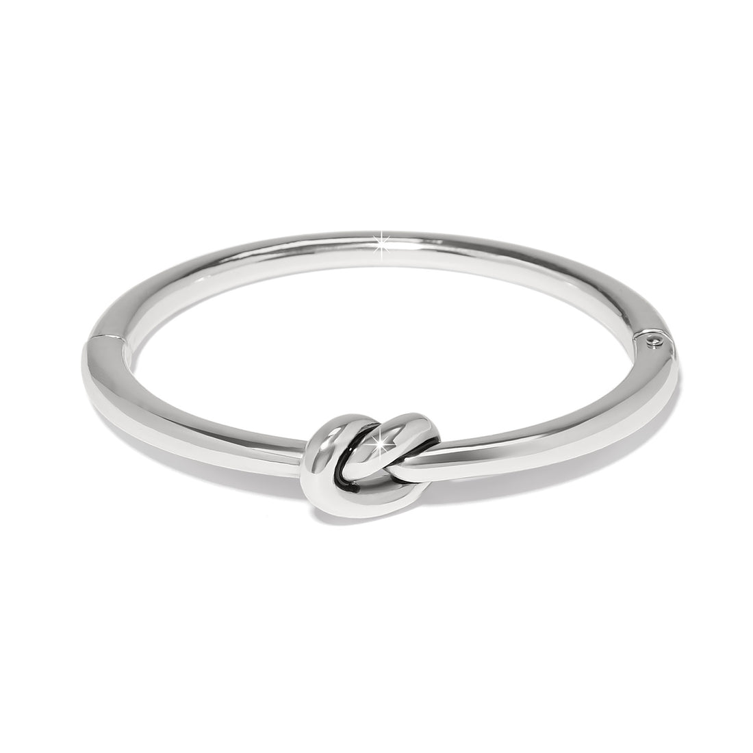 Brighton | Interlok Single Knot Silver Hinge Bracelet