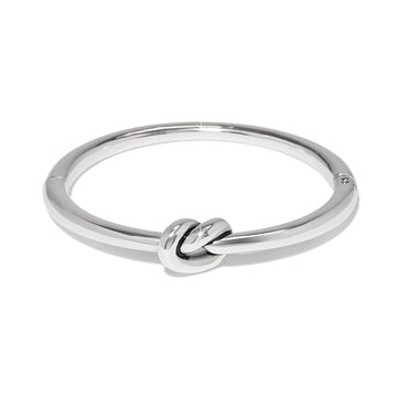 Brighton | Interlok Single Knot Silver Hinge Bracelet