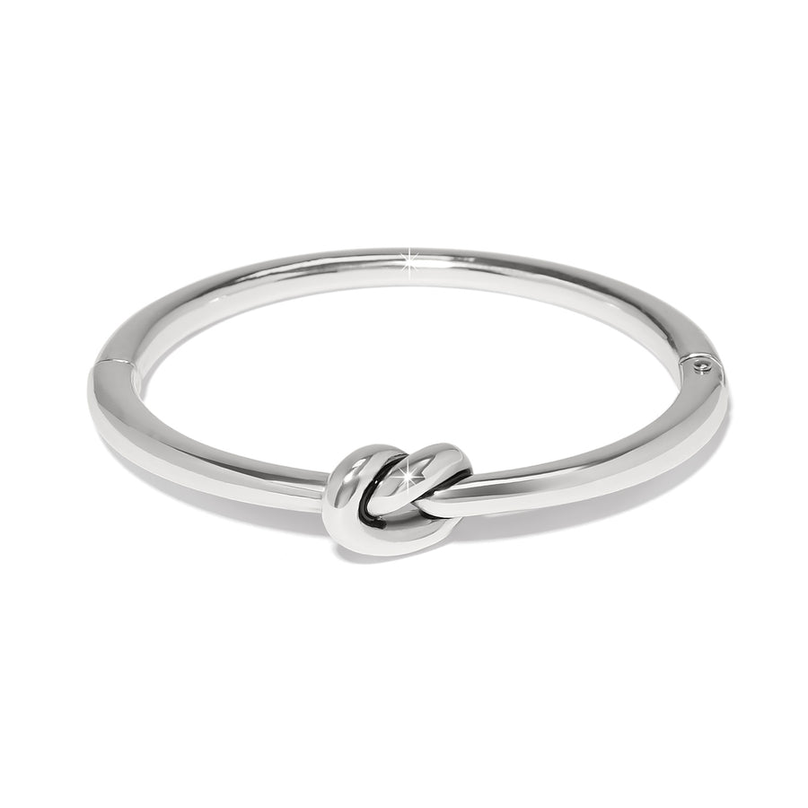 Brighton | Interlok Single Knot Silver Hinge Bracelet