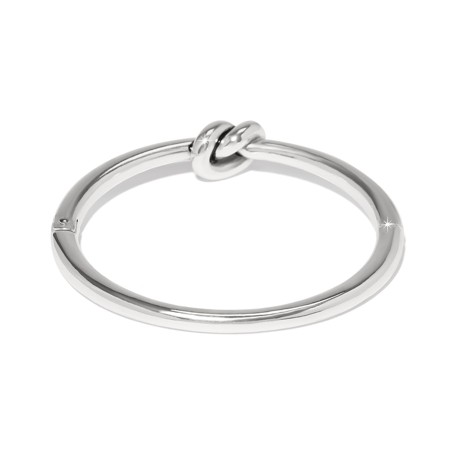 Brighton | Interlok Single Knot Silver Hinge Bracelet