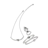 Brighton | Interlok Single Knot Silver Hinge Bracelet