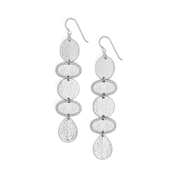 Brighton | Palm Canyon Long Silver Earrings