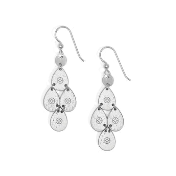 Brighton | Palm Canyon Small Teardrop Earrings Silver