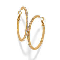 Brighton | Meridian Eclipse Thin Large Hoop Earrings