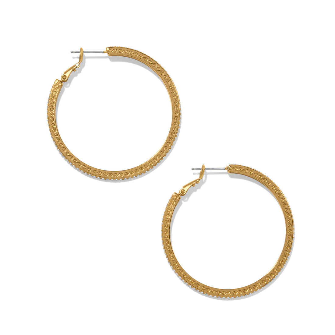 Brighton | Meridian Eclipse Thin Large Hoop Earrings