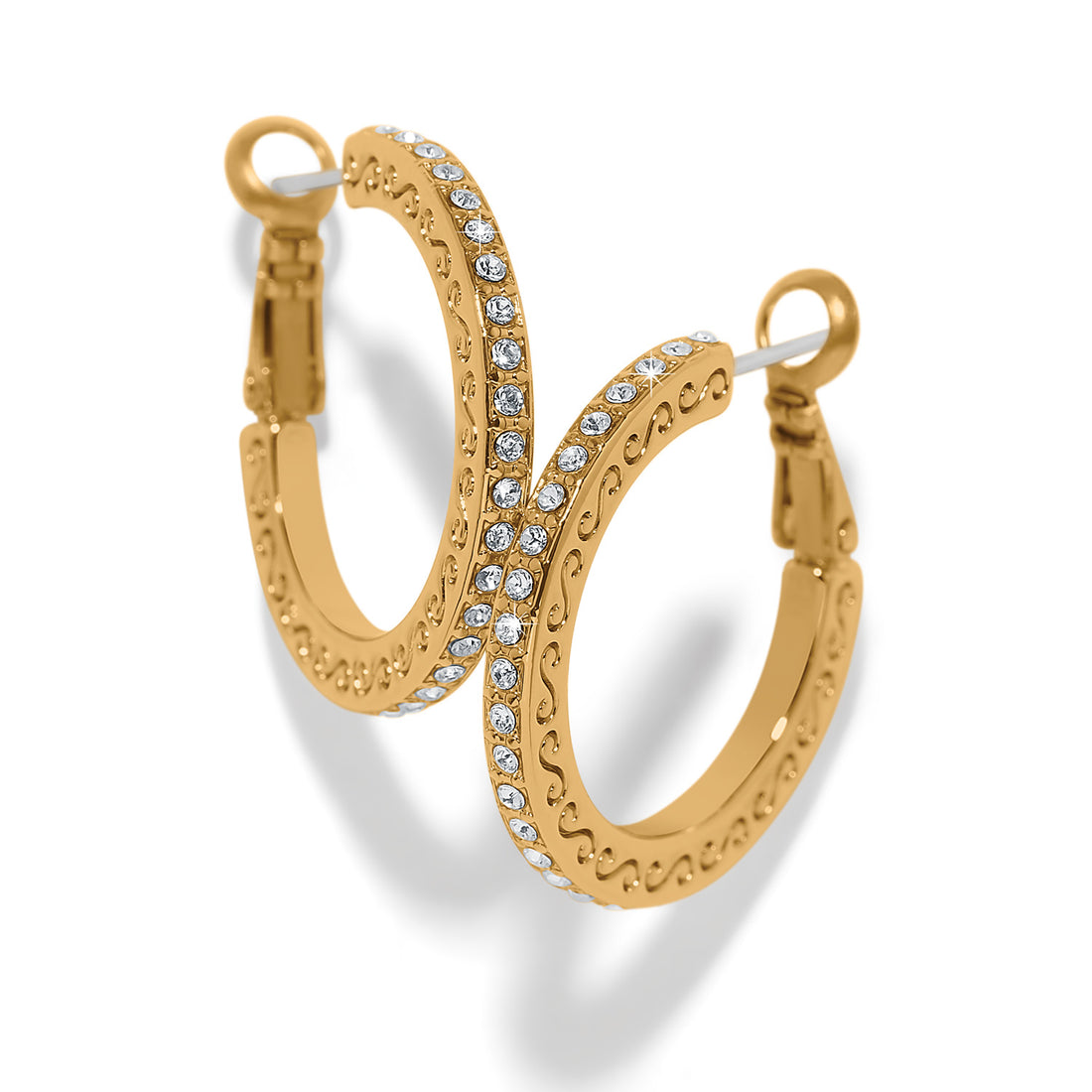 Brighton | Meridian Thin Small Hoop Earrings-Gold