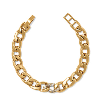 Brighton | Cleo Pave Link Bracelet-Gold