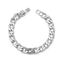 Brighton | Cleo Pave Link Bracelet-Silver