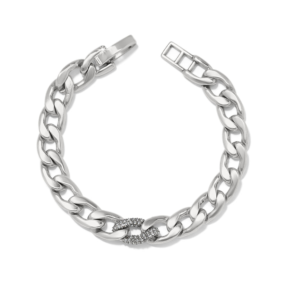 Brighton | Cleo Pave Link Bracelet-Silver