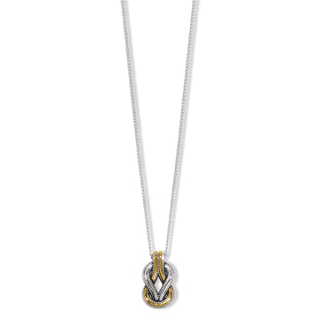 Brighton | Interlok Harmony Two Tone Petite Necklace