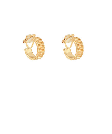 Ripple Clip On Earring