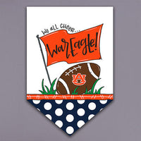 Collegiate Yard Flag-Dots and Stripes