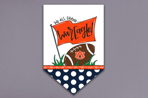 Collegiate Yard Flag-Dots and Stripes