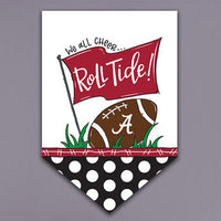 Collegiate Yard Flag-Dots and Stripes