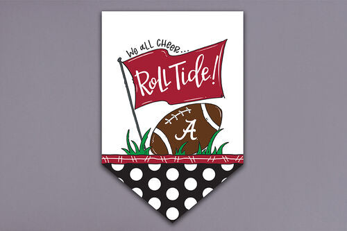 Collegiate Yard Flag-Dots and Stripes