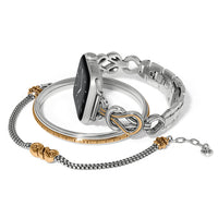 Brighton | Interlok Harmony Two Tone Watch Band