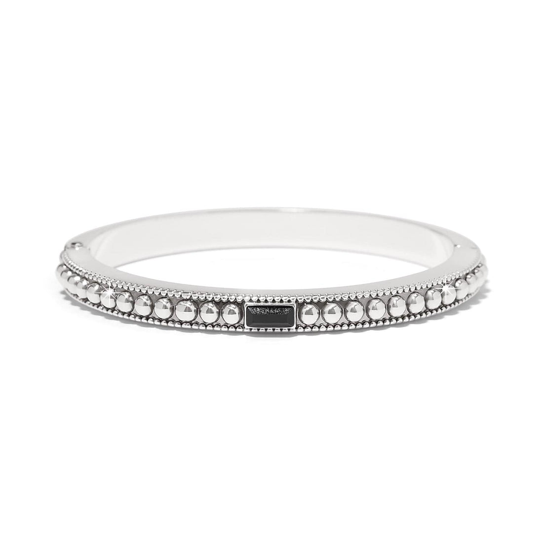 Brighton | Pretty Tough Gem Hinged Bangle-Black