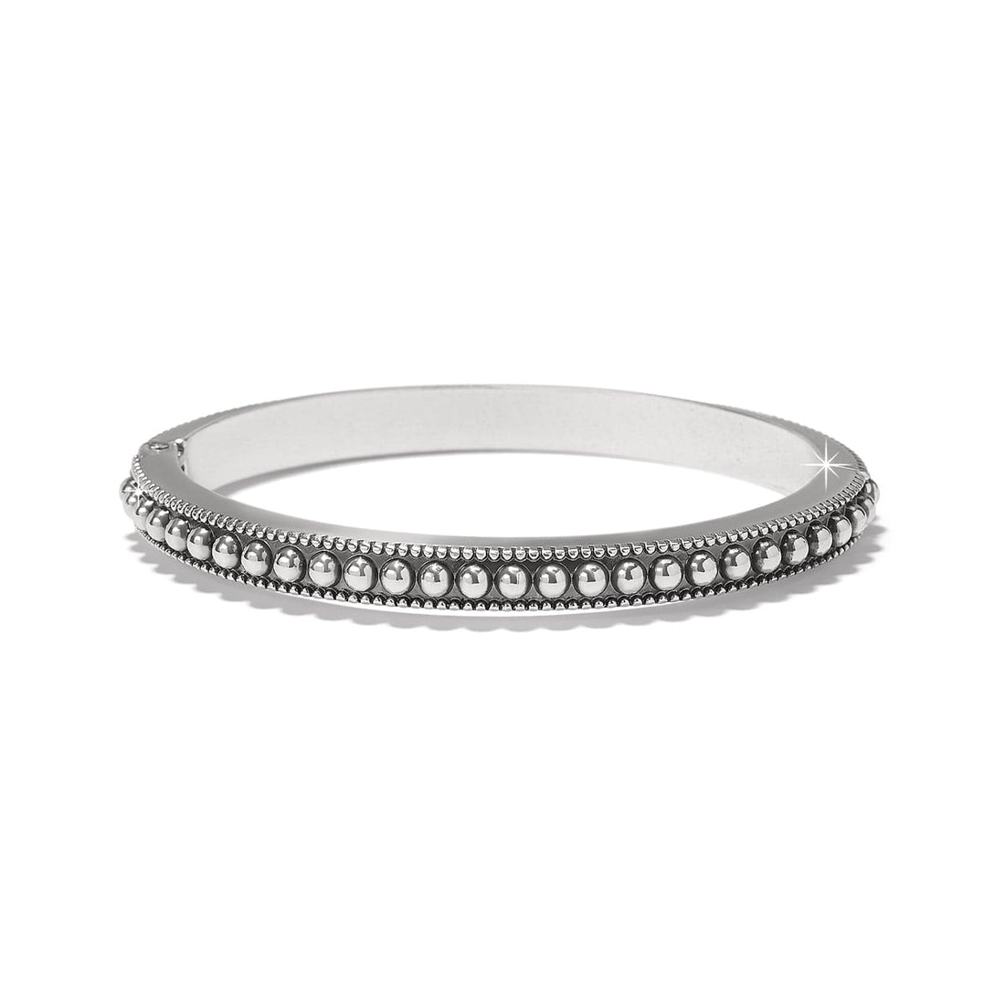 Brighton | Pretty Tough Gem Hinged Bangle-Black