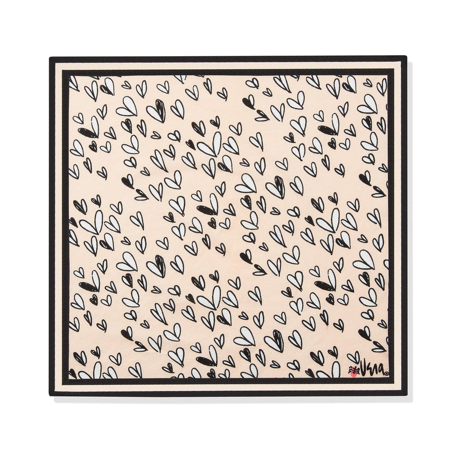 Brighton | Pink Hearts Print Scarf