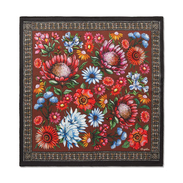 Brighton | Red Floral Print Scarf