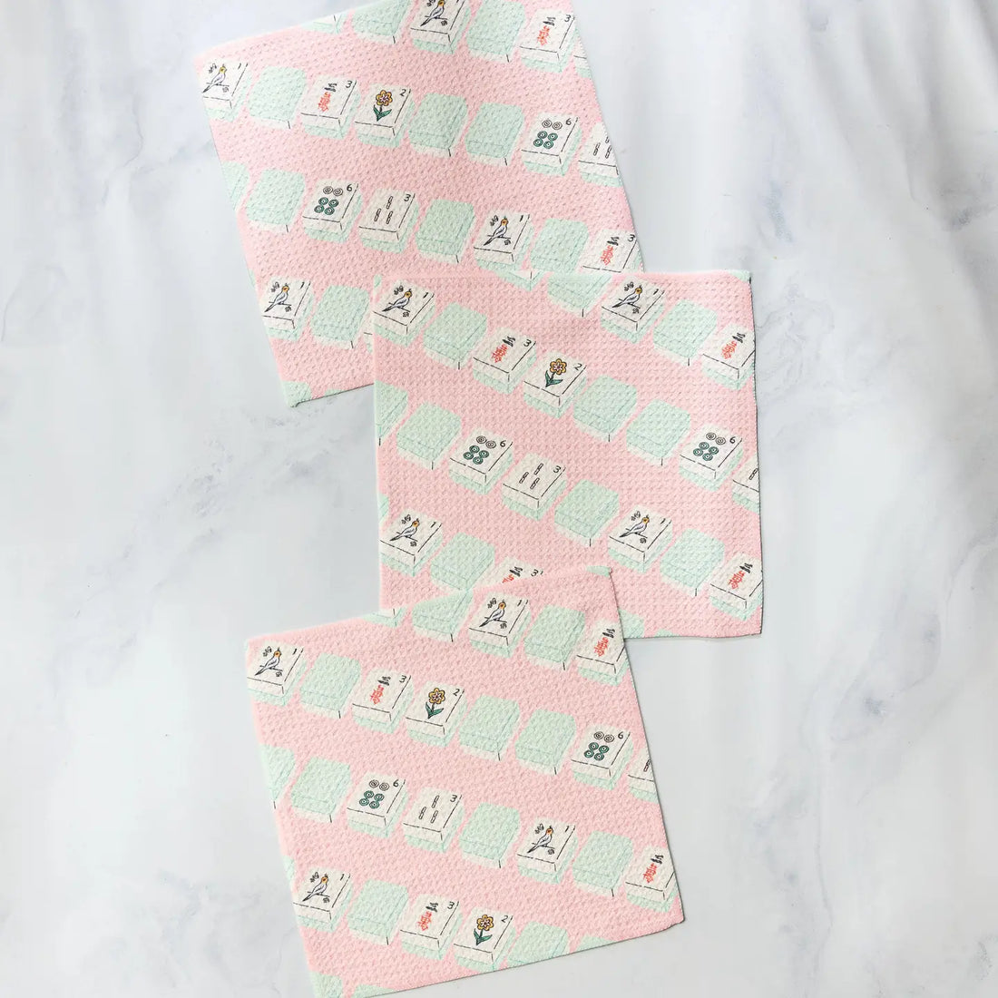 Geometry Tile Parade Dishcloth Set