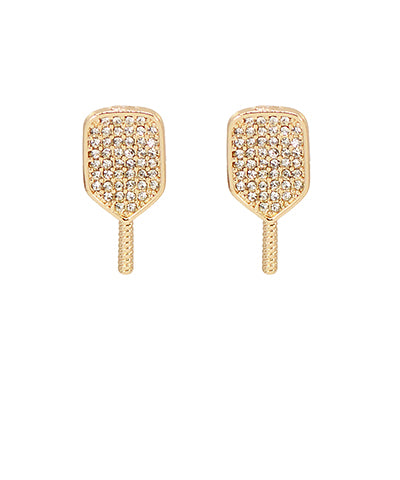 Pickle Ball Racket Earrings