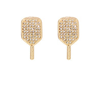 Pickle Ball Racket Earrings