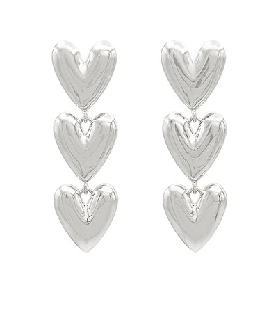 Puffy Heart Earrings