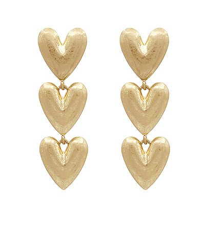 Puffy Heart Earrings