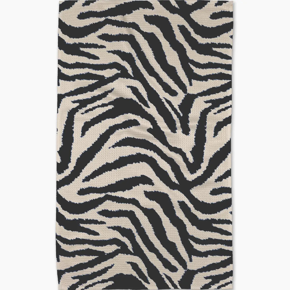Geometry Zira Black Tea Towel