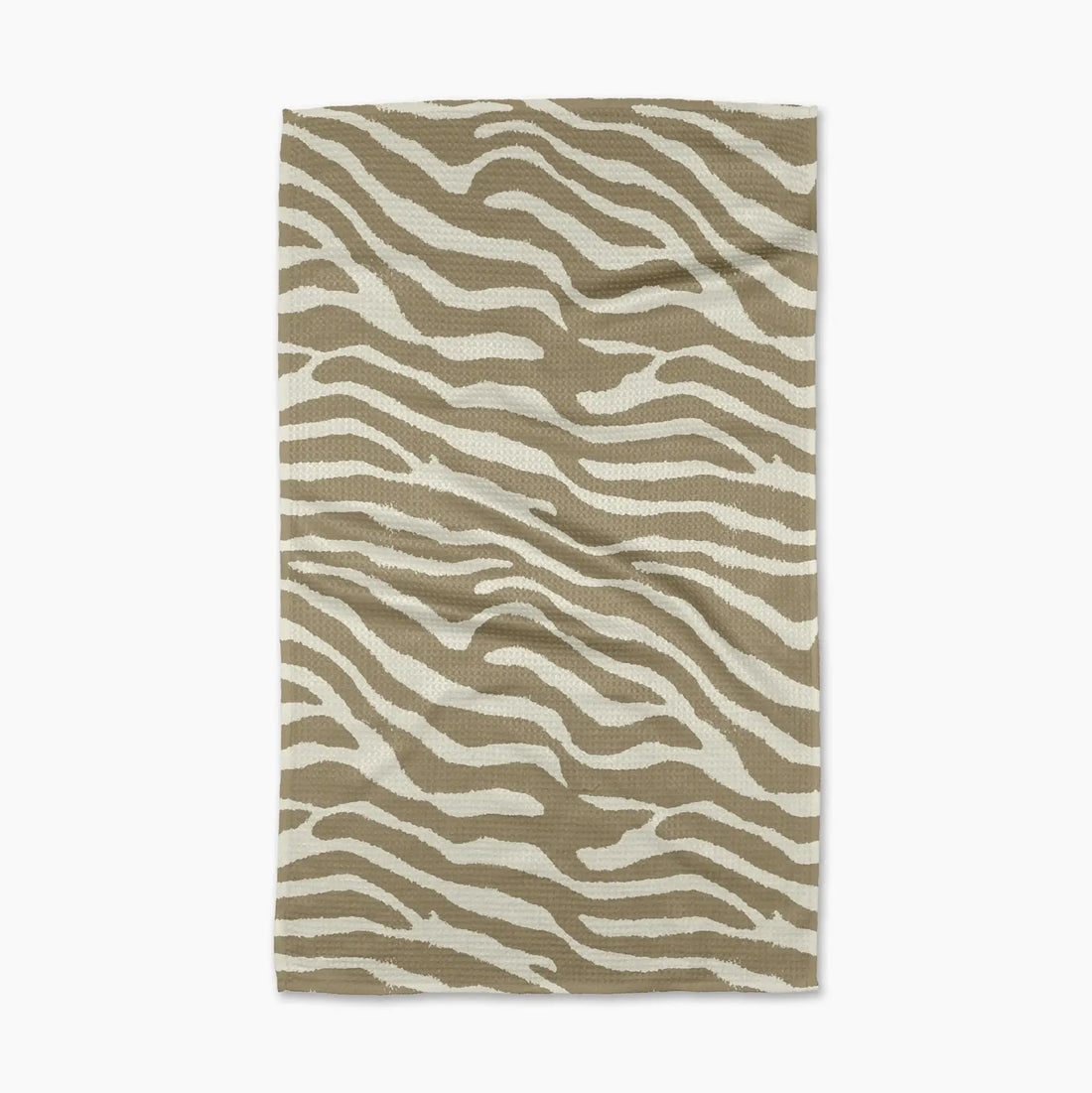 Geometry Zira Tan Tea Towel