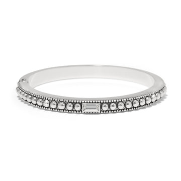 Brighton | Pretty Tough Gem Hinged Bangle- Crystal