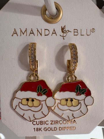 Santa Earrings