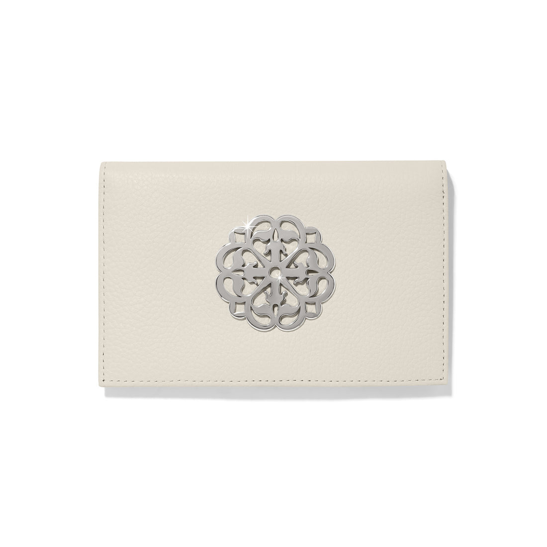 Brighton | Ferrara Medallion Folio Wallet-White