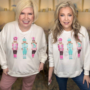 Mary Square Sweatshirt- Nutcracker