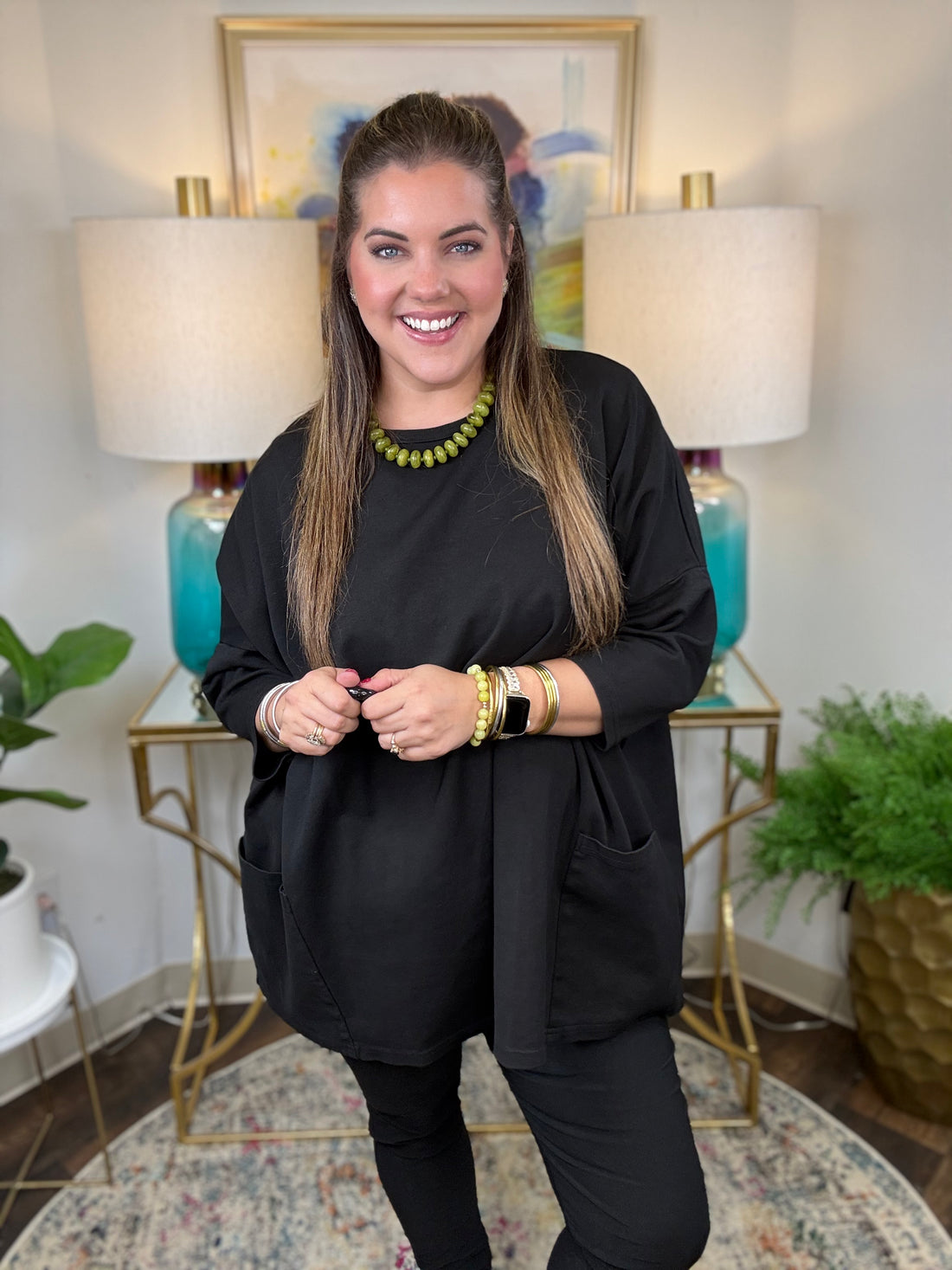 Cut Loose | Asked And Answered Curvy Tunic